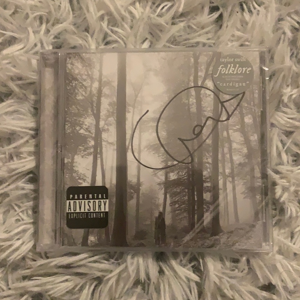 Signed Taylor Swift Folklore Cd